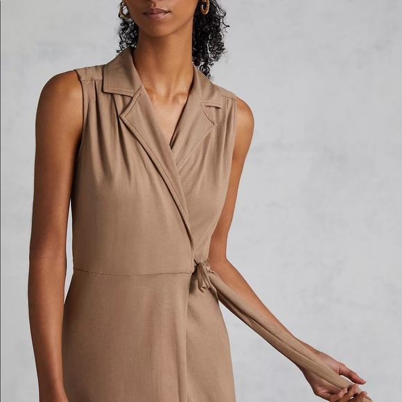 Anthropologie Wrap Maxi Shirtdress - Picture 2 of 3